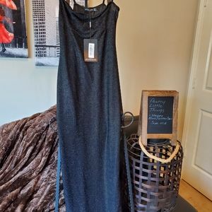 PLT Black Sparkly Strappy Dress
